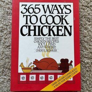 365 Ways to Cook Chicken Cookbook Vintage 1986 Spiral Bound